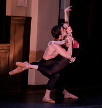 Jake Lyon and Emily Kate Long in the Love Stories piece Prelude to Eternity