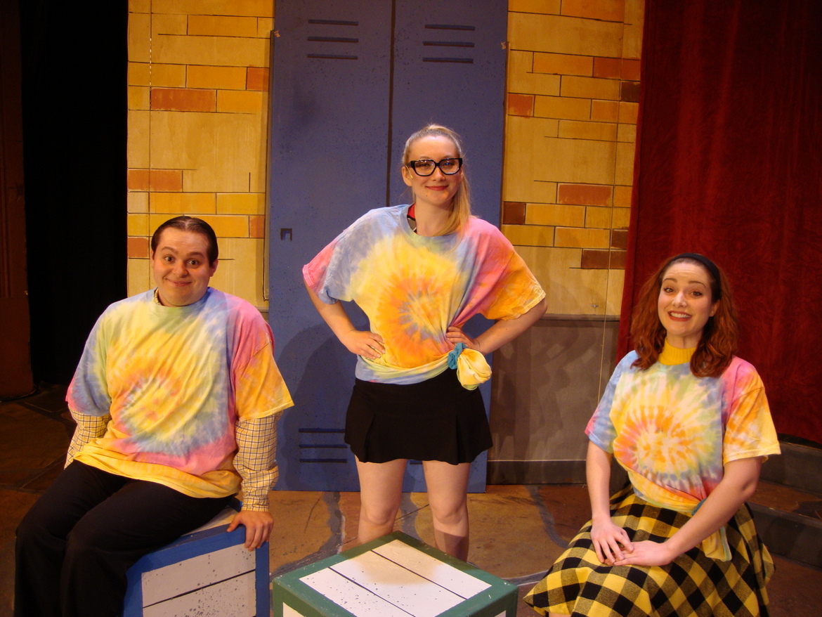 Brett Mutter, Brooke Schelly, and Erika Peckhardt in Big Nate: The Musical
