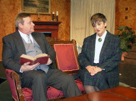 Don Hazen and Dee Canfield in The Mousetrap