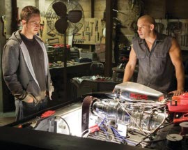 Paul Walker and Vin Diesel in Fast & Furious