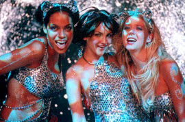 Rosario Dawson, Rachel Leigh Cook, and Tara Reid in Josie & the Pussycats