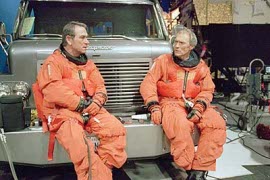 Tommy Lee Jones and Clint Eastwood in Space Cowboys