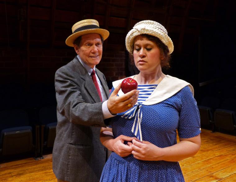 Steve Trainor and Elle Winchester in Inherit the Wind