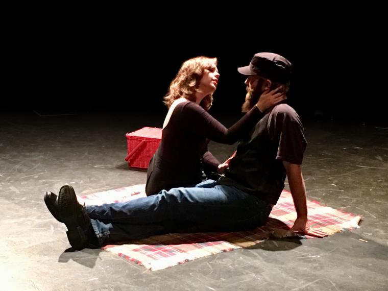 Mattie Gelaude and Andy Curtiss in All's Well That Ends Well