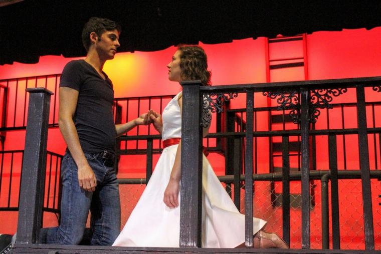 John Whitson and Callen Brown in Quad City Music Guild's West Side Story