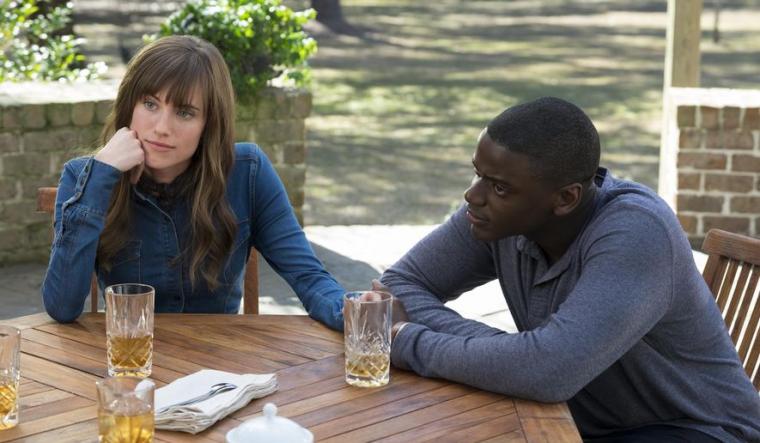 Allison Williams and Daniel Kaluuya in Get Out