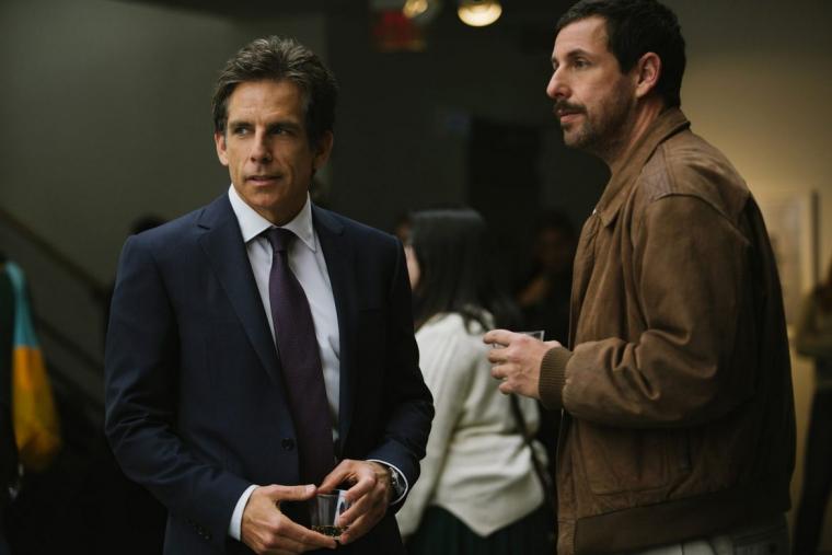 Ben Stiller and Adam Sandler in The Meyerowitz Stories (New & Selected)