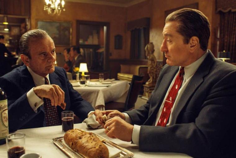 Joe Pesci and Robert De Niro in The Irishman