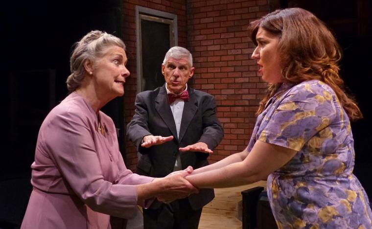 Carol Neuleib, James Driscoll, and Leslie Day in All My Sons