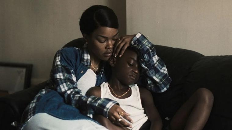 Teyana Taylor and Aaron Kingsley Adetola in A Thousand & One