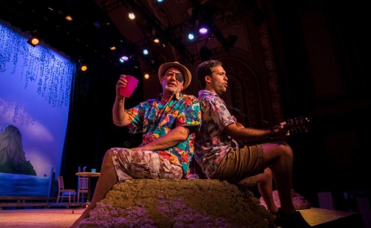 Brad Hauskins and Cameron Nies in Escape to Margaritaville