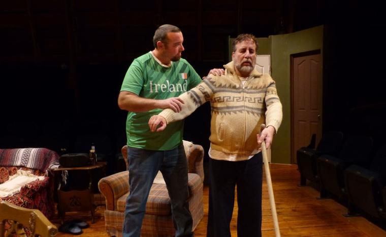 Matthew McConville and Gary Talsky in The Seafarer