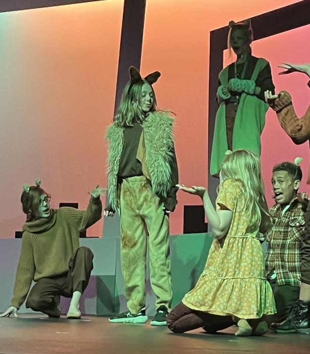 Kiara Knowles, Amelia Griffin, Evelyn Peterson, Olivia Young, and Ezra Holland in Marvel Spotlight: Squirrel Girl Goes to College