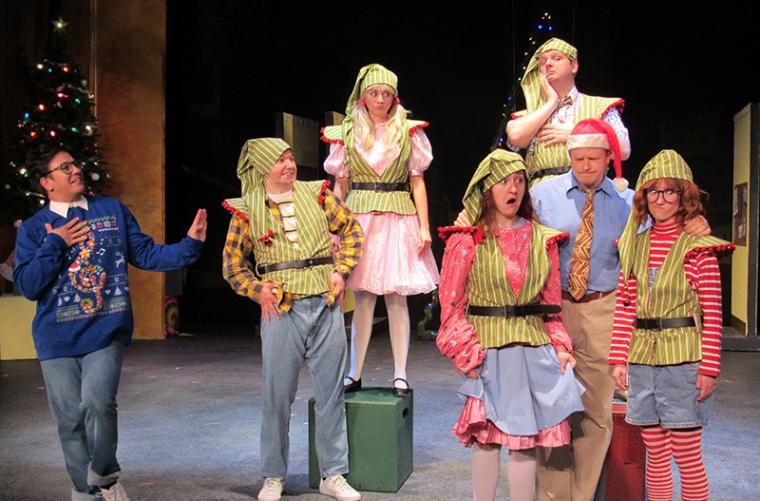 A.C. Lam, Kyle DeFauw, Savannah Bay Strandin, Krianna Walljasper, Noah Johnson, Tristan Layne Tapscott, and Natalie Scheers in Junie B. Jones in Jingle Bells, Batman Smells